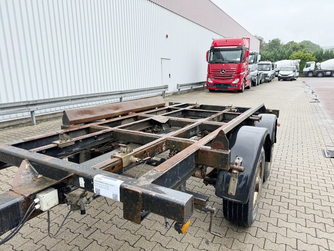 Remolque multilift/ Portacontenedores de cadenas EACA 135.20 T FUCHS EACA 135.20 T, Absetzanhänger für 1 Mulde: foto 10 Remolque multilift/ Portacontenedores de cadenas EACA 135.20 T FUCHS EACA 135.20 T, Absetzanhänger für 1 Mulde: foto 10