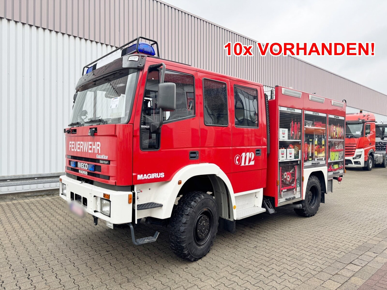 FF 100 EW 4x4 Doka EuroFire FF 100 E 21 WR tector 4x4 Doka, LF 8/6 - Camión de bomberos: foto 1 FF 100 EW 4x4 Doka EuroFire FF 100 E 21 WR tector 4x4 Doka, LF 8/6 - Camión de bomberos: foto 1