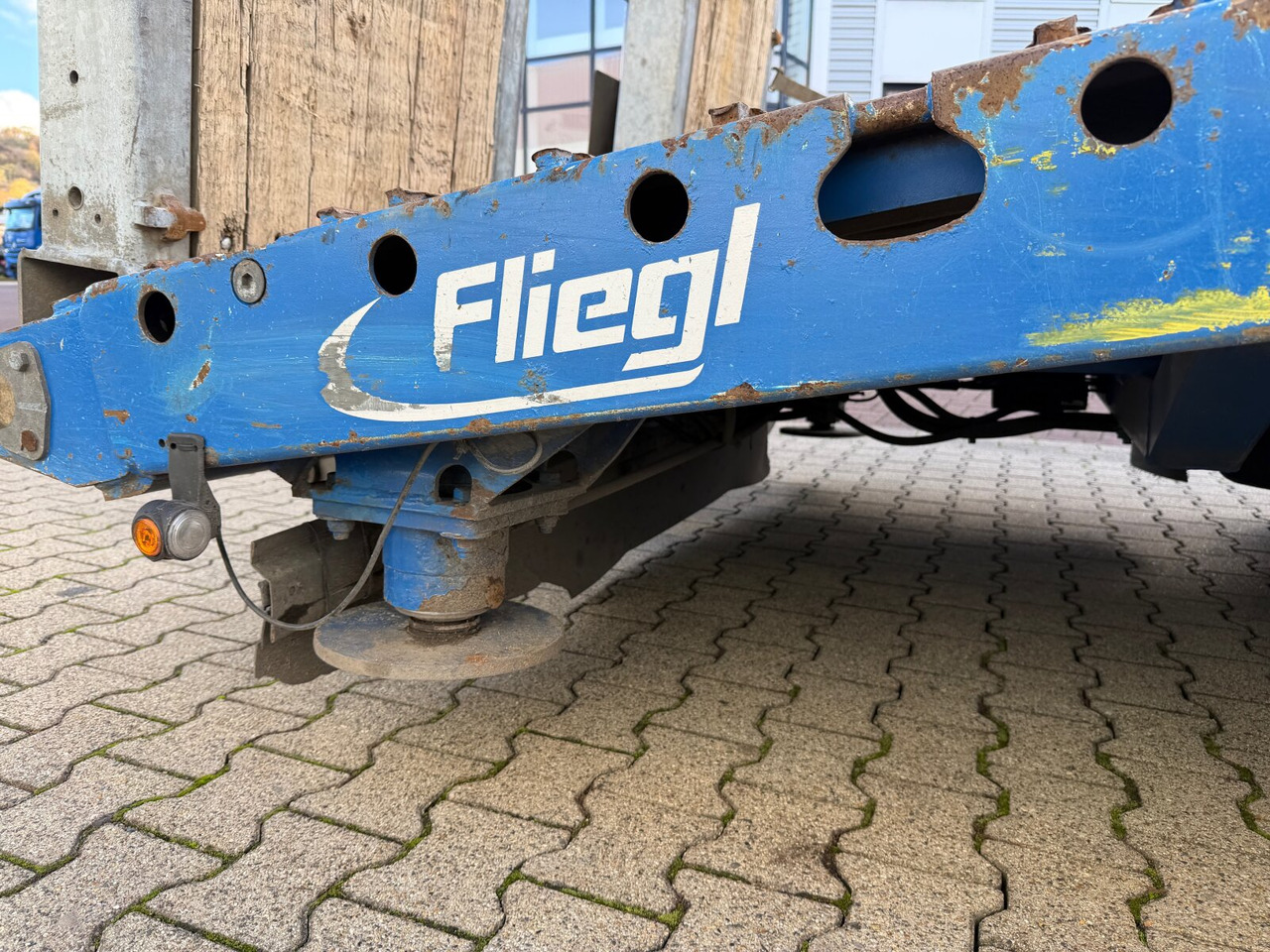 Semirremolque góndola rebajadas para transporte de equipos pesados Fliegl SDS 420 T SDS 420 T, Nachlauflenkachse, Verbr. auf 3m, hydr. Rampen: foto 13 Semirremolque góndola rebajadas para transporte de equipos pesados Fliegl SDS 420 T SDS 420 T, Nachlauflenkachse, Verbr. auf 3m, hydr. Rampen: foto 13