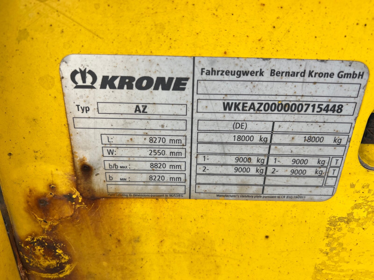 Krone AZP 18 AZP 18 - Remolque plataforma/ Caja abierta: foto 5 Krone AZP 18 AZP 18 - Remolque plataforma/ Caja abierta: foto 5