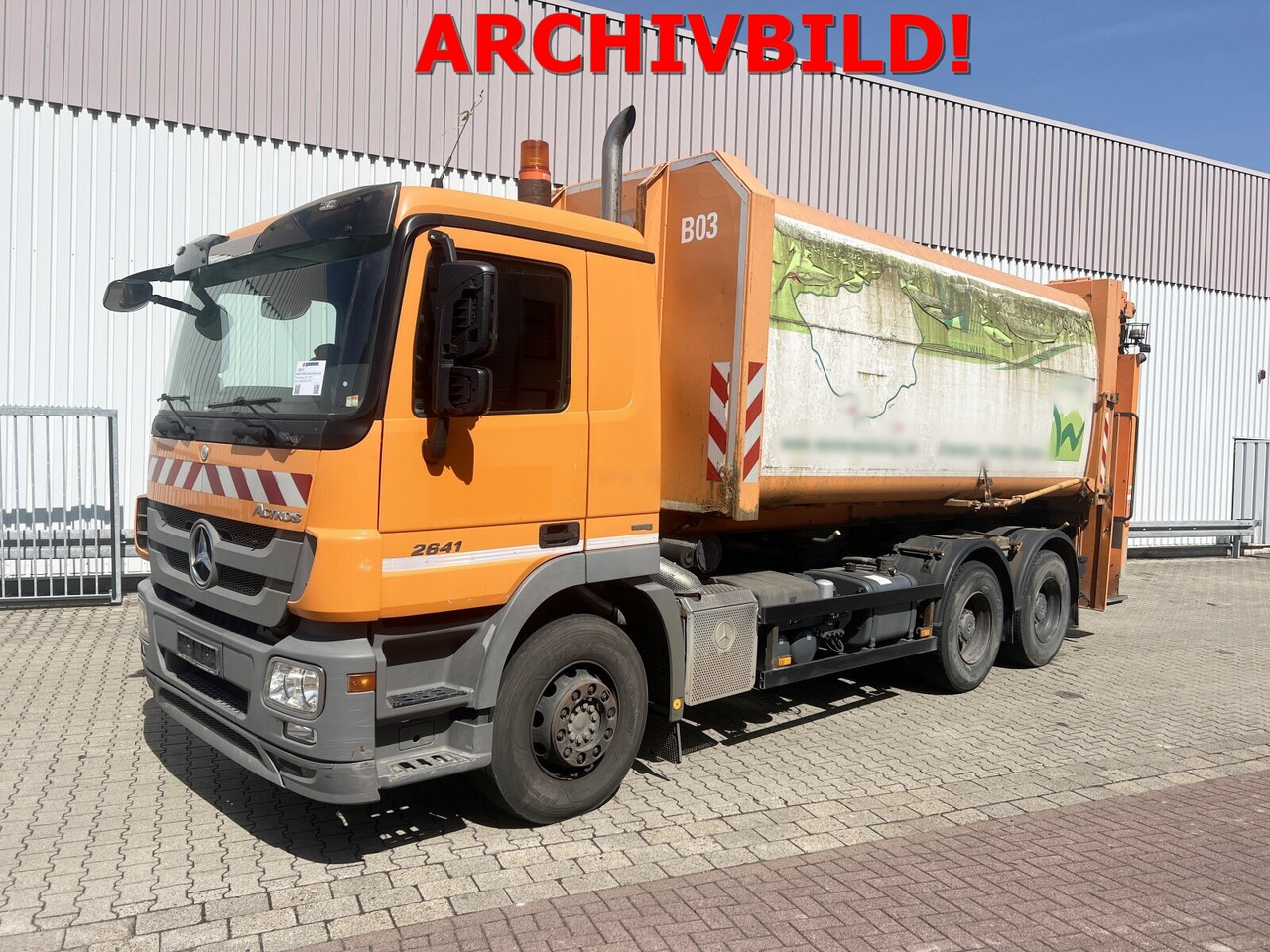 Mercedes-Benz Actros 2641/48 L 6x4 Actros 2641/48 L 6x4, Seilabroller, Haller Lotos, Zöller Schüttung - Camión de basura: foto 1 Mercedes-Benz Actros 2641/48 L 6x4 Actros 2641/48 L 6x4, Seilabroller, Haller Lotos, Zöller Schüttung - Camión de basura: foto 1