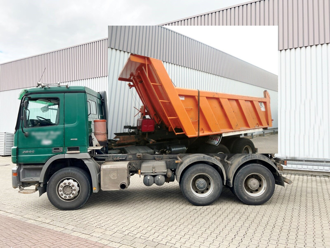 Mercedes-Benz Actros 2644/48 K 6x4 Actros 2644/48 K 6x4, Stahlmulde ca. 14m³ - Camión volquete: foto 1 Mercedes-Benz Actros 2644/48 K 6x4 Actros 2644/48 K 6x4, Stahlmulde ca. 14m³ - Camión volquete: foto 1