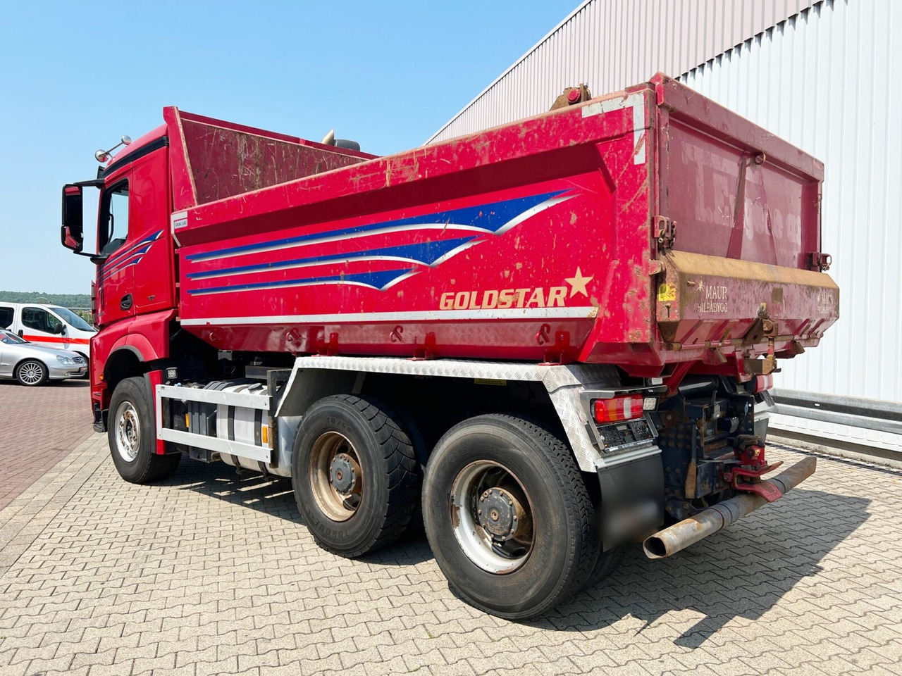 Camión volquete Mercedes-Benz Arocs 2658 K 6x4 Arocs 2658 K 6x4, Retarder, Stahlmulde ca. 11m³, hydr. Heckklappenöffnung: foto 12