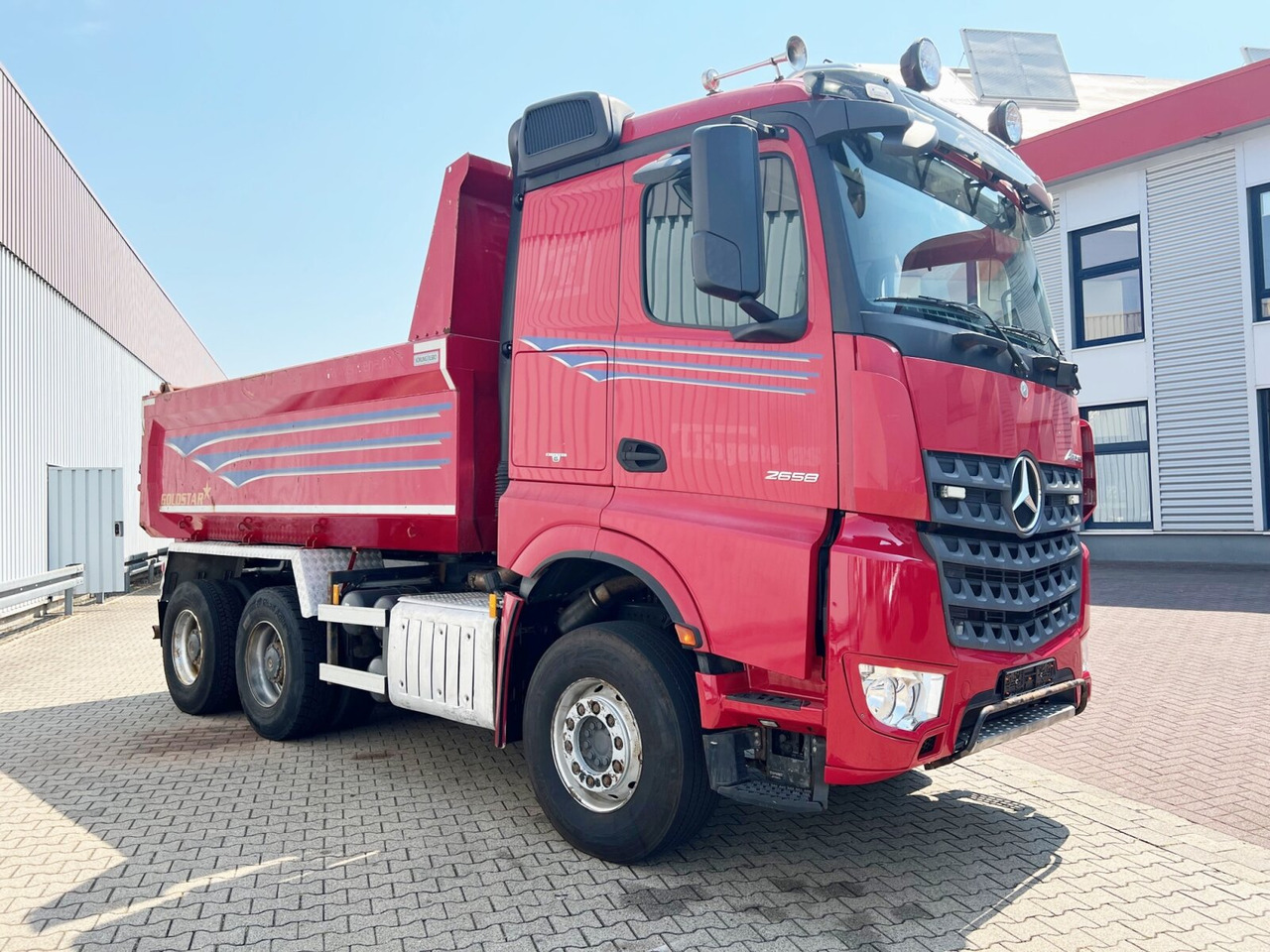 Camión volquete Mercedes-Benz Arocs 2658 K 6x4 Arocs 2658 K 6x4, Retarder, Stahlmulde ca. 11m³, hydr. Heckklappenöffnung: foto 9