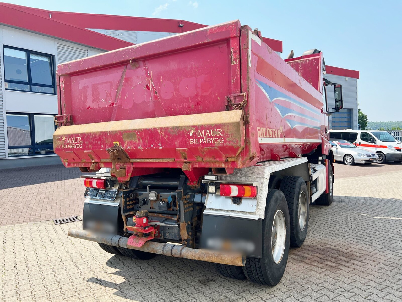 Camión volquete Mercedes-Benz Arocs 2658 K 6x4 Arocs 2658 K 6x4, Retarder, Stahlmulde ca. 11m³, hydr. Heckklappenöffnung: foto 10