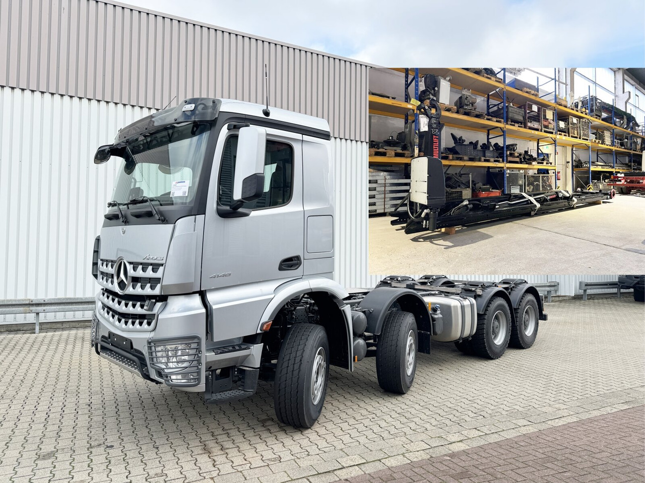 Camión multibasculante nuevo Mercedes-Benz Arocs 4148 K 8x4/4 Arocs 4148 K 8x4/4/45, Turbo-Retarder-Kupplung, Grounder: foto 6 Camión multibasculante nuevo Mercedes-Benz Arocs 4148 K 8x4/4 Arocs 4148 K 8x4/4/45, Turbo-Retarder-Kupplung, Grounder: foto 6