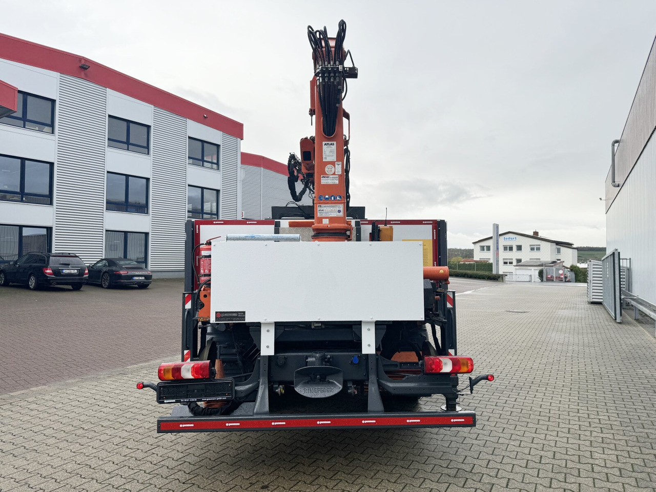 Camión grúa, Camión caja abierta Mercedes-Benz Atego 1223 L 4x2 Atego 1223 L 4x2 mit Heckkran Atlas 88.3-A2L, Funk: foto 13