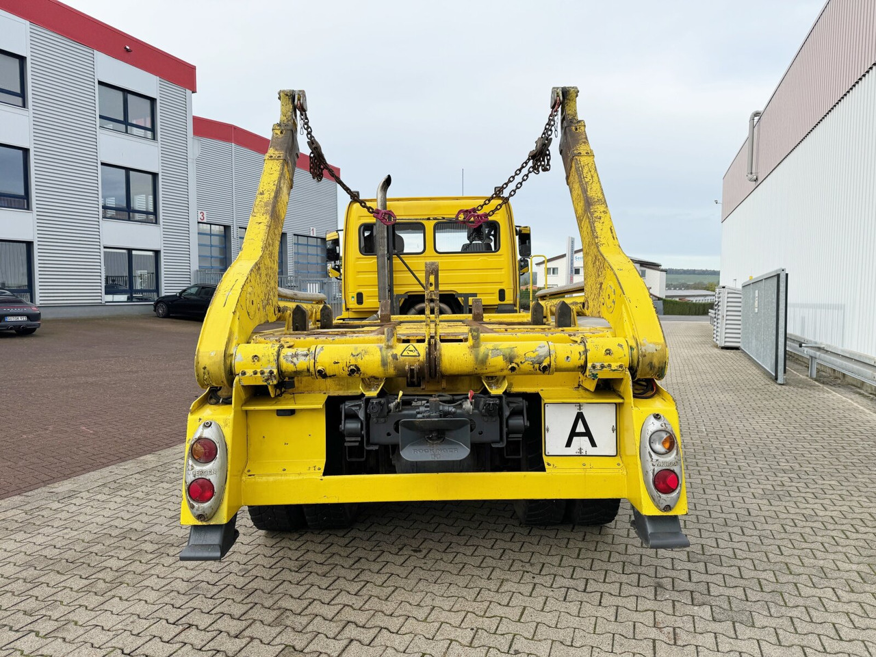 Camión portacontenedor de cadenas Mercedes-Benz Axor 1833 K 4x2 Axor 1833 K 4x2, Gergen TAK 20 Tele-Absetzer: foto 10