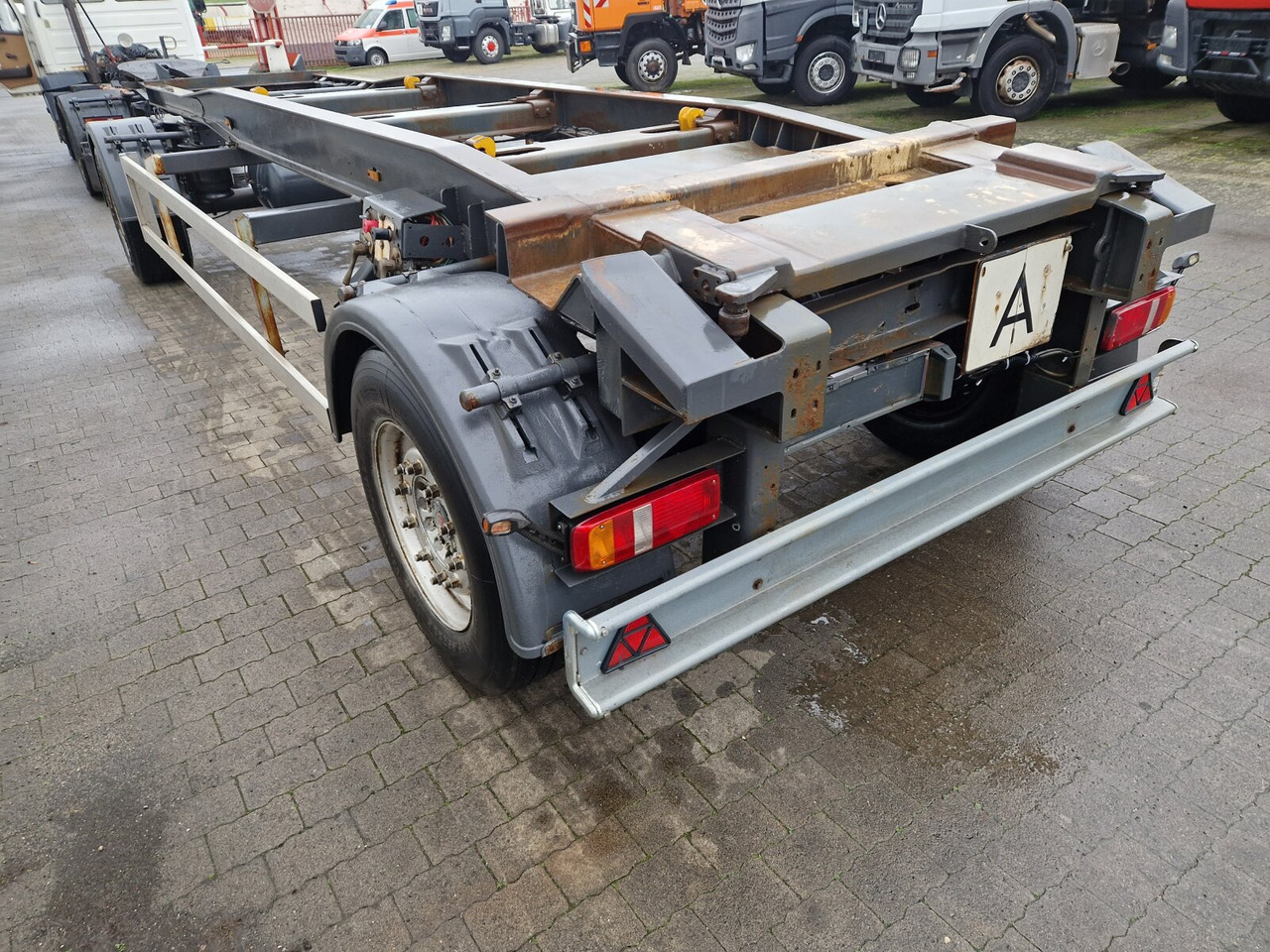 Schmitz Cargobull ACF 18 S ACF 18 S, Schlittenabroller bis 7 m Beh. - Remolque multilift/ Portacontenedores de cadenas: foto 2 Schmitz Cargobull ACF 18 S ACF 18 S, Schlittenabroller bis 7 m Beh. - Remolque multilift/ Portacontenedores de cadenas: foto 2