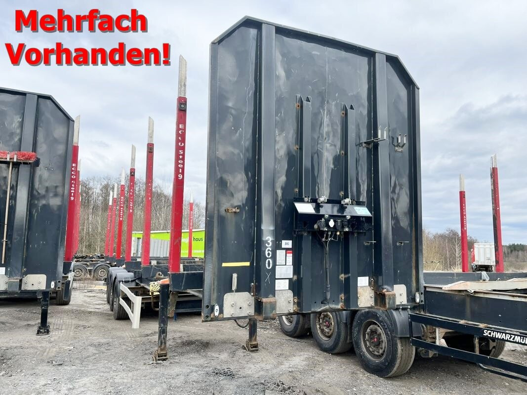 Schwarzmüller 3-Achs Holzauflieger 3-Achs Holzauflieger, Liftachse, MEHRFACH VORHANDEN! - Semirremolque forestal: foto 1 Schwarzmüller 3-Achs Holzauflieger 3-Achs Holzauflieger, Liftachse, MEHRFACH VORHANDEN! - Semirremolque forestal: foto 1