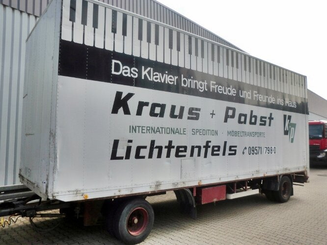 Sommer - - Sommer AC 160 TL, Möbelkofferanhänger, LBW, 55cbm - Remolque caja cerrada: foto 1 Sommer - - Sommer AC 160 TL, Möbelkofferanhänger, LBW, 55cbm - Remolque caja cerrada: foto 1