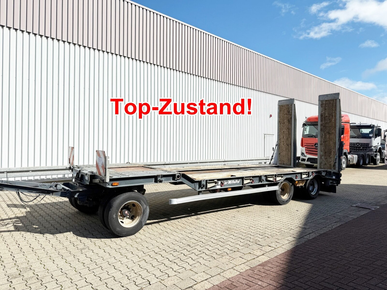 Remolque góndola rebajadas para transporte de equipos pesados T 3 Profi 30,0 T 3 Profi 30,0, Verbreiterbar auf 3m: foto 1