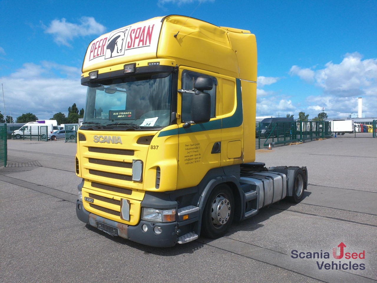 Cabeza tractora SCANIA R 420 LA4x2MEB Volumen MEGA Jumbo Vollluft: foto 10