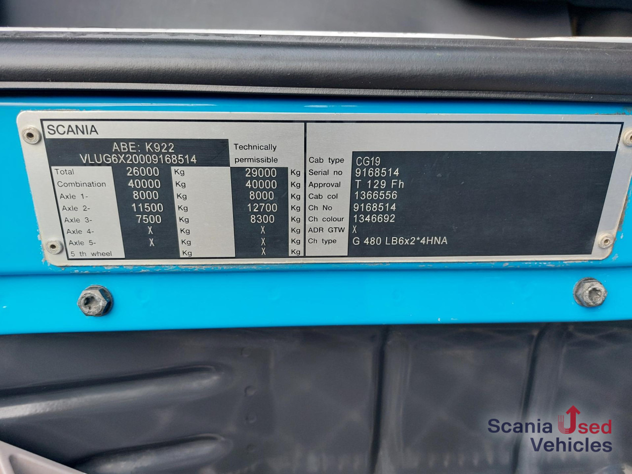 SCANIA G 480 LB6x2*4HNA Meiler RK2070 - Camión multibasculante: foto 5 SCANIA G 480 LB6x2*4HNA Meiler RK2070 - Camión multibasculante: foto 5