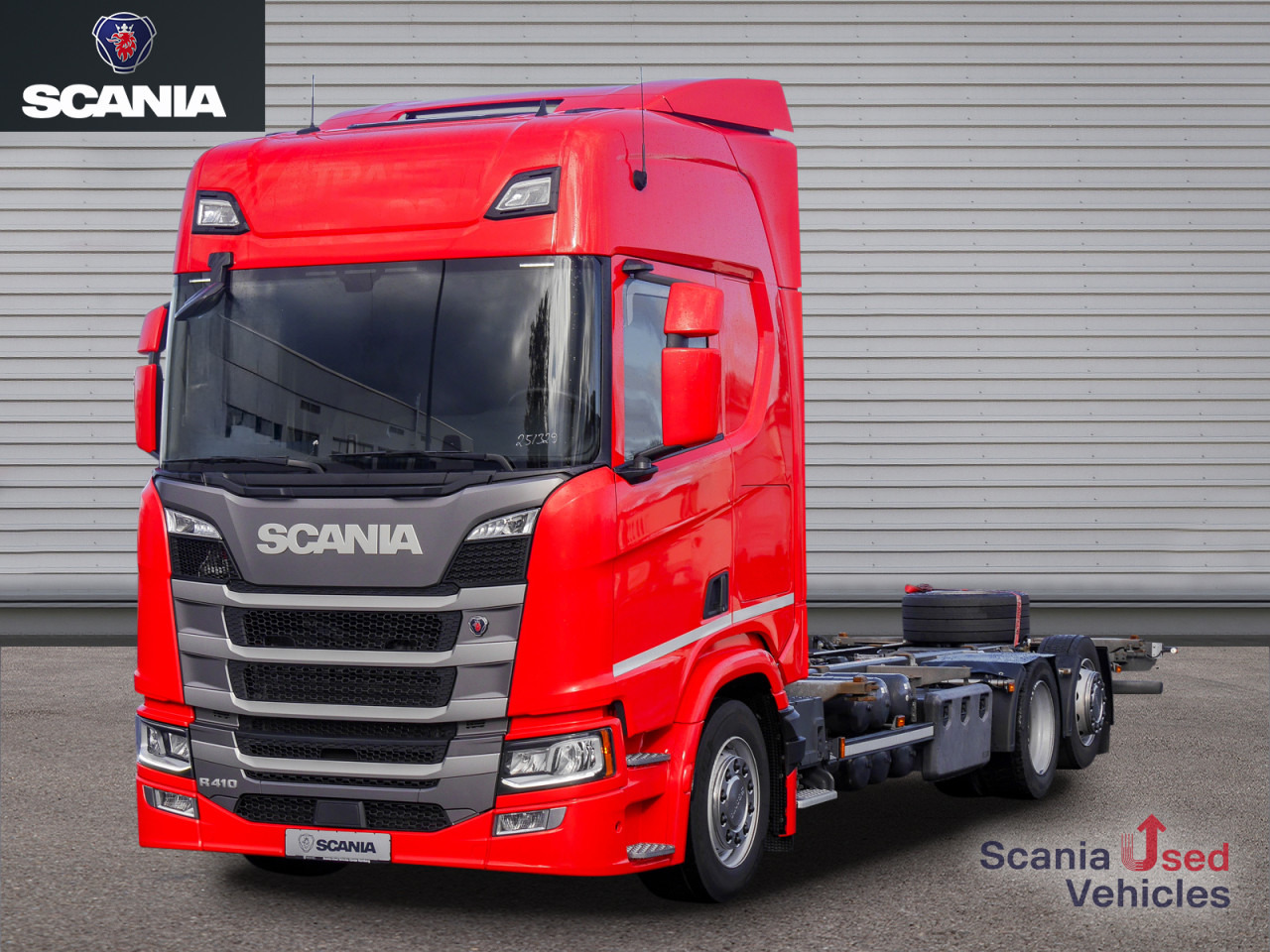 SCANIA R 410 B6x2*4LB Jumbo, Lenkachse, Standklima - Camión portacontenedore/ Intercambiable: foto 1 SCANIA R 410 B6x2*4LB Jumbo, Lenkachse, Standklima - Camión portacontenedore/ Intercambiable: foto 1