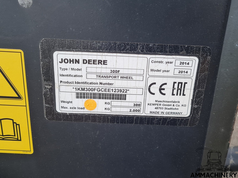 Kemper 390 PLUS support wheel - Accesorios para cosechadoras de forraje: foto 4 Kemper 390 PLUS support wheel - Accesorios para cosechadoras de forraje: foto 4