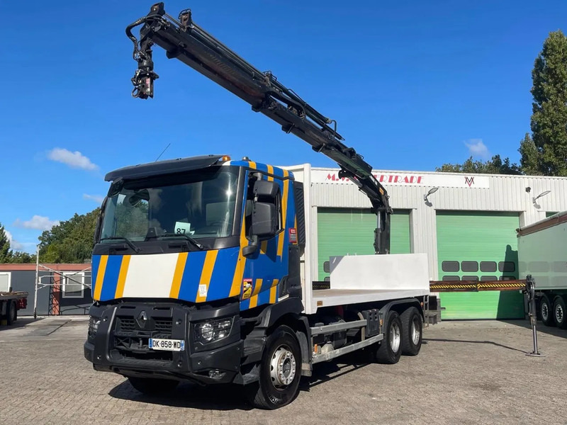 Renault C430 Year 2018 X HIDUO 188 HIAB CRANE, RETARDER, NAVI - Camión grúa: foto 1 Renault C430 Year 2018 X HIDUO 188 HIAB CRANE, RETARDER, NAVI - Camión grúa: foto 1