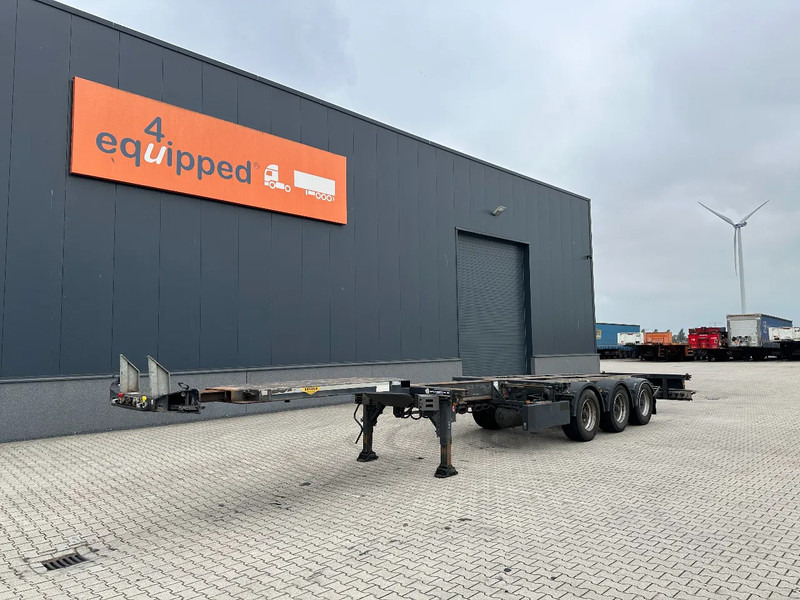 Broshuis 3UCC-39/45 FLN, 45FT High Cube multi, BPW, liftaxle, NL-chassis, 2x available - Semirremolque portacontenedore/ Intercambiable: foto 1 Broshuis 3UCC-39/45 FLN, 45FT High Cube multi, BPW, liftaxle, NL-chassis, 2x available - Semirremolque portacontenedore/ Intercambiable: foto 1