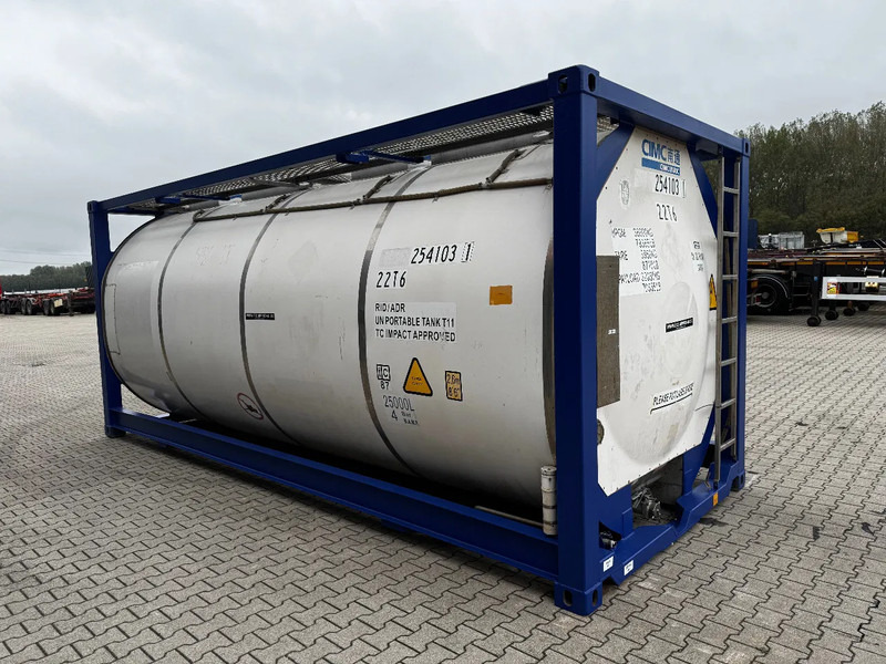Contenedor cisterna para transporte de substancias químicas CIMC 20FT ISO, 25.050L / 1-COMP / 3 BAFFELS / T11 / 4 manholes / ADR valid until 04/2027: foto 6