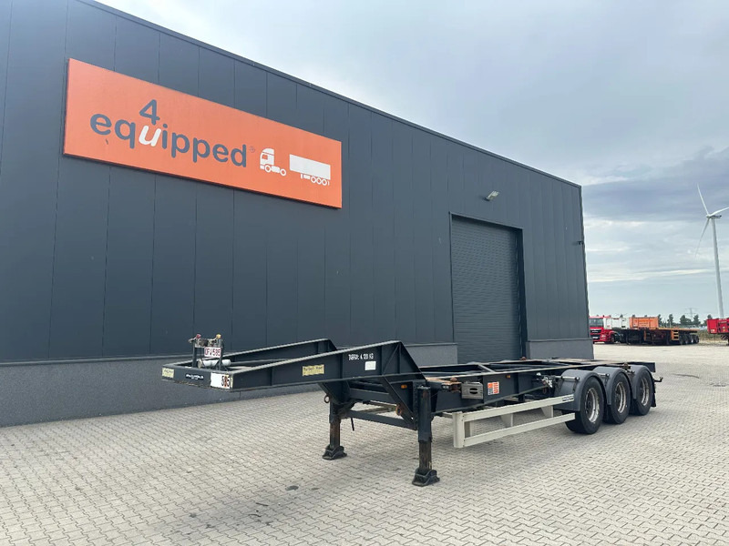Diversen Turbo's Hoet 20FT HC GOOSENECK ADR CHASSIS, BPW + DISC, ADR (FL, AT, OX), 2x available - Semirremolque portacontenedore/ Intercambiable: foto 1 Diversen Turbo's Hoet 20FT HC GOOSENECK ADR CHASSIS, BPW + DISC, ADR (FL, AT, OX), 2x available - Semirremolque portacontenedore/ Intercambiable: foto 1