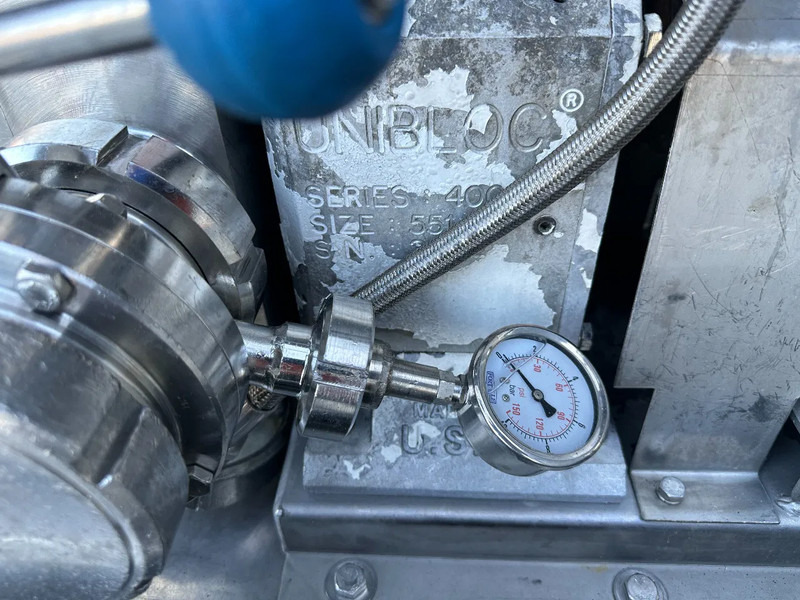 Semirremolque cisterna para transporte de alimentos Feldbinder FOOD / LEVENSMIDDELEN/ LEBENSMITTEL / 33.500L / 3-COMP / PUMP / NL-trailer / APK: 05-2026: foto 12