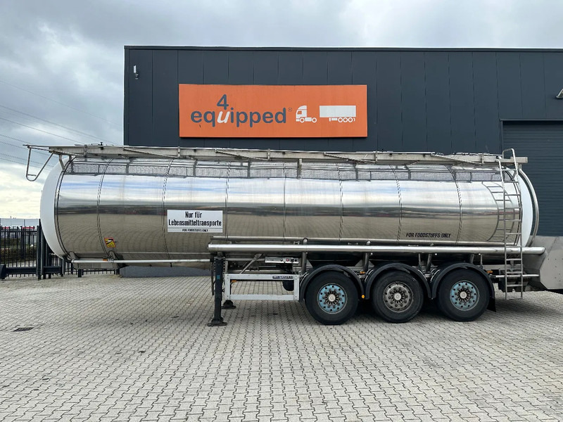 Feldbinder FOOD / LEVENSMIDDELEN / LEBENSMITTEL / 33.500L / 3-COMP / PUMP / NL-trailer / APK: 10-2026 - Semirremolque cisterna: foto 2 Feldbinder FOOD / LEVENSMIDDELEN / LEBENSMITTEL / 33.500L / 3-COMP / PUMP / NL-trailer / APK: 10-2026 - Semirremolque cisterna: foto 2