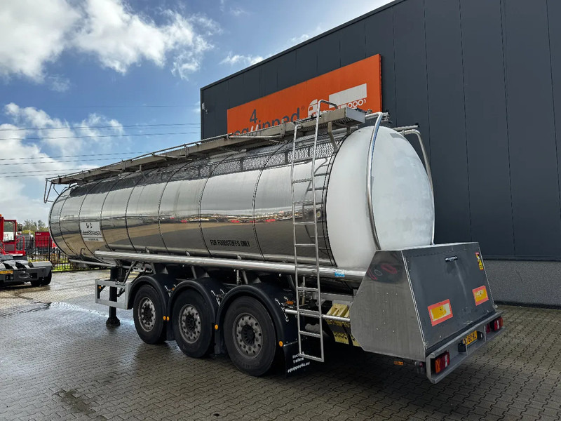 Feldbinder LEBENSMITTEL / LEVENSMIDDELEN FOOD / 33.500L / 3-COMP / PUMPE / INOX / NL-trailer / APK: 05-2026 - Semirremolque cisterna: foto 4 Feldbinder LEBENSMITTEL / LEVENSMIDDELEN FOOD / 33.500L / 3-COMP / PUMPE / INOX / NL-trailer / APK: 05-2026 - Semirremolque cisterna: foto 4