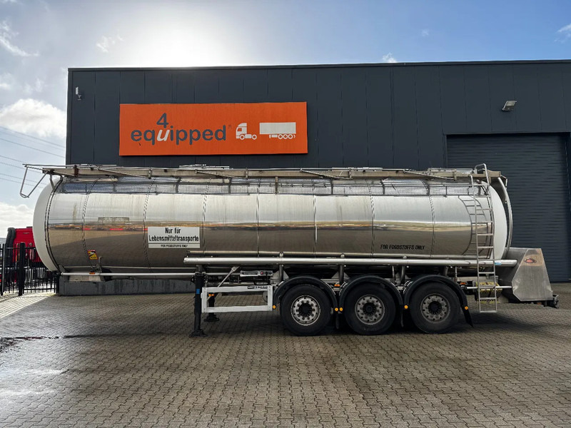 Feldbinder LEBENSMITTEL / LEVENSMIDDELEN FOOD / 33.500L / 3-COMP / PUMPE / INOX / NL-trailer / APK: 05-2026 - Semirremolque cisterna: foto 3 Feldbinder LEBENSMITTEL / LEVENSMIDDELEN FOOD / 33.500L / 3-COMP / PUMPE / INOX / NL-trailer / APK: 05-2026 - Semirremolque cisterna: foto 3
