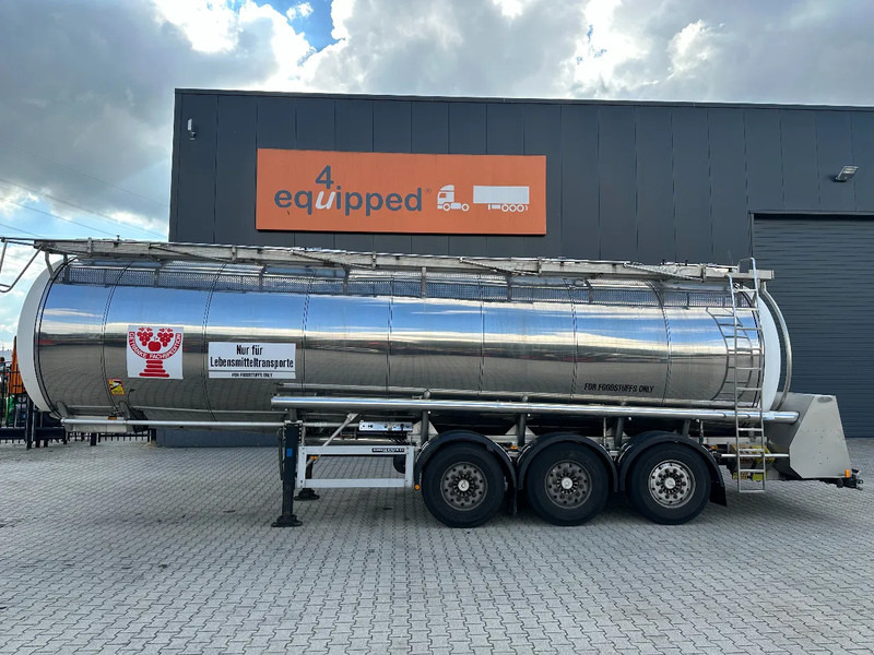Feldbinder LEVENSMIDDELEN / FOOD / LEBENSMITTEL / 33.500L / 3-COMP / POMP / NL-trailer / APK: 03-2026 - Semirremolque cisterna: foto 2 Feldbinder LEVENSMIDDELEN / FOOD / LEBENSMITTEL / 33.500L / 3-COMP / POMP / NL-trailer / APK: 03-2026 - Semirremolque cisterna: foto 2