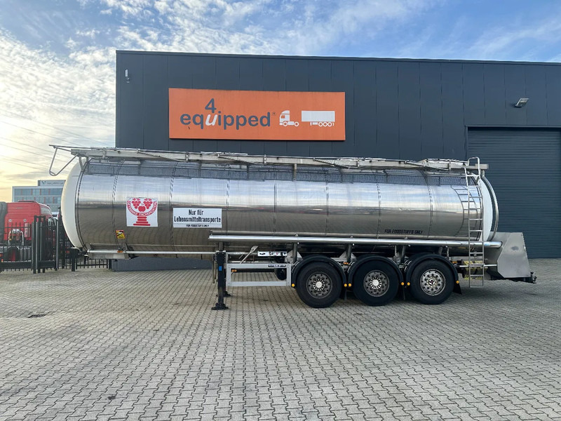 Feldbinder LEVENSMIDDELEN / FOOD / LEBENSMITTEL / 33.500L / 3-COMP / POMP / NL-trailer / APK: 08-2026, 10x beschikbaar - Semirremolque cisterna: foto 2 Feldbinder LEVENSMIDDELEN / FOOD / LEBENSMITTEL / 33.500L / 3-COMP / POMP / NL-trailer / APK: 08-2026, 10x beschikbaar - Semirremolque cisterna: foto 2