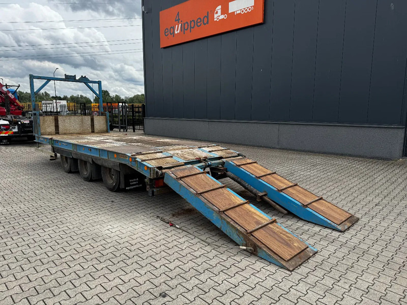 Kaiser drawbar trailer, ramps, 3 axles, spring suspension, hardwood - Remolque portavehículos: foto 2 Kaiser drawbar trailer, ramps, 3 axles, spring suspension, hardwood - Remolque portavehículos: foto 2