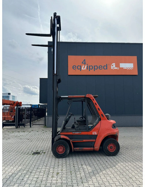 Linde H80D-03 FORKLIFT, 8000KG, duplex, 6 cil. Deutz diesel, 12.200hrs, - Carretilla elevadora diésel: foto 4 Linde H80D-03 FORKLIFT, 8000KG, duplex, 6 cil. Deutz diesel, 12.200hrs, - Carretilla elevadora diésel: foto 4
