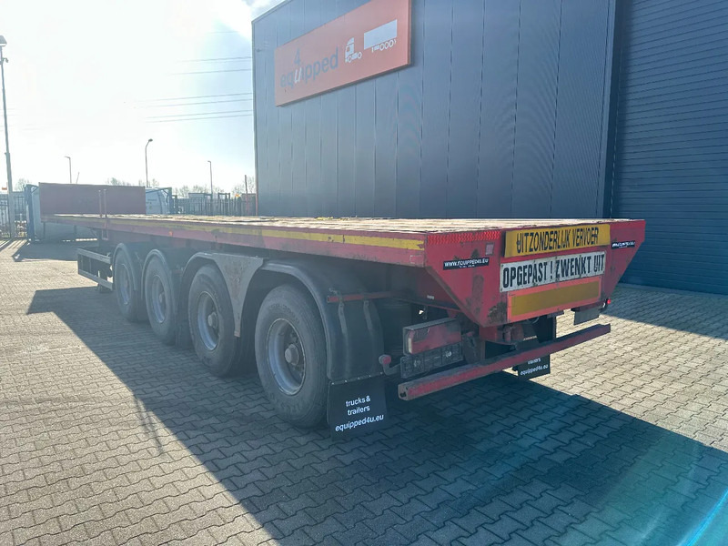 MOL 62 tons Ballast trailer, 4 axles, 2 steering axles, Belgium- trailer, very good tyres - Semirremolque plataforma/ Caja abierta: foto 2 MOL 62 tons Ballast trailer, 4 axles, 2 steering axles, Belgium- trailer, very good tyres - Semirremolque plataforma/ Caja abierta: foto 2