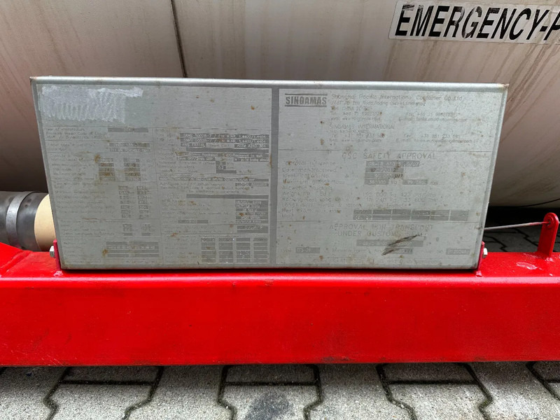 Tanque de almacenamiento para transporte de combustible SINGAMAS 20FT ISO, 26.000L/1-COMP/3 BAFFELS/3 manholes, 5Y inspection: 06/2027: foto 13