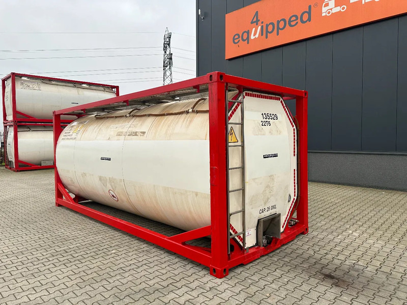 SINGAMAS 20FT ISO, 26.000L/1-COMP/3 BAFFELS/3 manholes, 5Y inspection: 06/2027 - Tanque de almacenamiento: foto 3 SINGAMAS 20FT ISO, 26.000L/1-COMP/3 BAFFELS/3 manholes, 5Y inspection: 06/2027 - Tanque de almacenamiento: foto 3