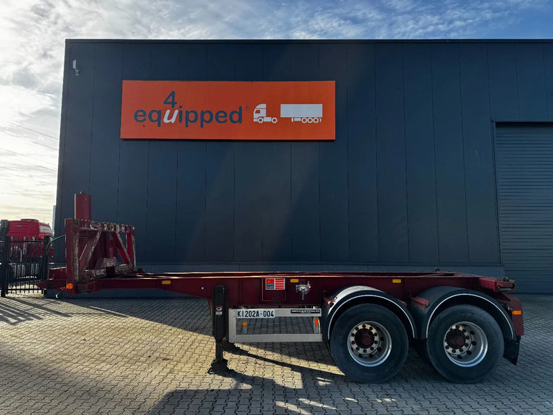 Van Hool 2 AXLE 20FT TIPPING-CHASSIS / TWIN-TIRES / BPW + DRUM / ALCOA / NL-trailer / APK - Semirremolque portacontenedore/ Intercambiable: foto 2 Van Hool 2 AXLE 20FT TIPPING-CHASSIS / TWIN-TIRES / BPW + DRUM / ALCOA / NL-trailer / APK - Semirremolque portacontenedore/ Intercambiable: foto 2