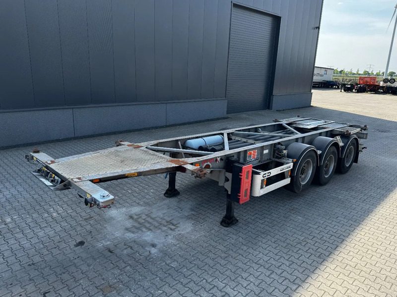 Van Hool 20FT/30FT, ADR (EX/II, EX/III, FL, OX, AT), BPW + drum, ALCOA, galvanized, liftaxle, NL-Chassis - Semirremolque portacontenedore/ Intercambiable: foto 3 Van Hool 20FT/30FT, ADR (EX/II, EX/III, FL, OX, AT), BPW + drum, ALCOA, galvanized, liftaxle, NL-Chassis - Semirremolque portacontenedore/ Intercambiable: foto 3