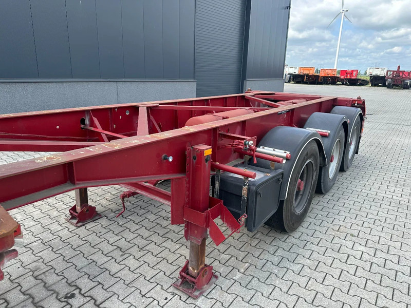 Semirremolque portacontenedore/ Intercambiable Van Hool 3 AXLE 20FT KIEP-CHASSIS, BPW + TROMMELREMMEN: foto 17