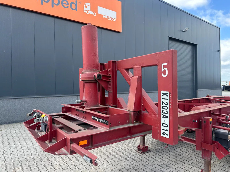 Semirremolque portacontenedore/ Intercambiable Van Hool 3 AXLE 20FT KIEP-CHASSIS, BPW + TROMMELREMMEN: foto 10