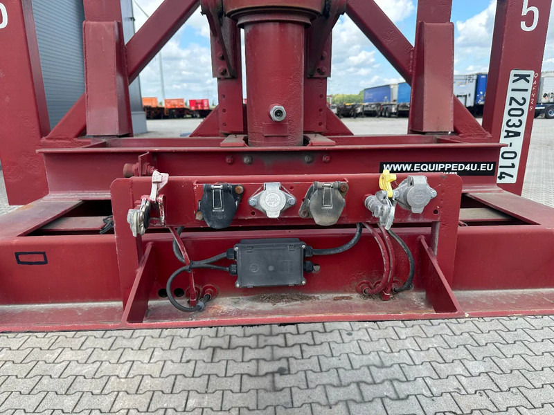 Semirremolque portacontenedore/ Intercambiable Van Hool 3 AXLE 20FT KIEP-CHASSIS, BPW + TROMMELREMMEN: foto 14