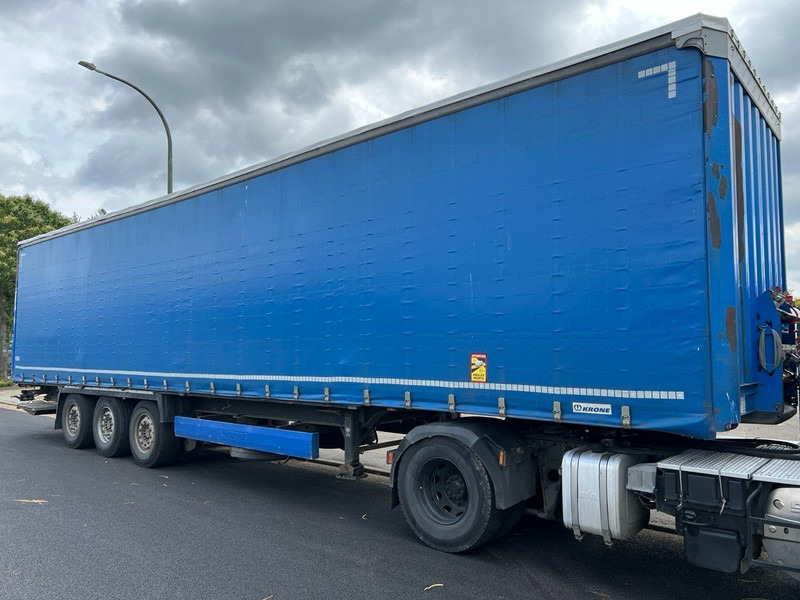 Krone 3-AXLES TRAILER - SAF DISC - LIFT + STEERING AXLE - TAILLIFT - Semirremolque lona: foto 5 Krone 3-AXLES TRAILER - SAF DISC - LIFT + STEERING AXLE - TAILLIFT - Semirremolque lona: foto 5