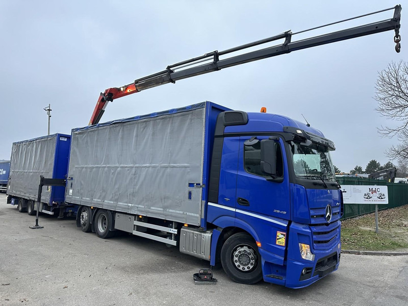 Mercedes-Benz Actros 2645 6x2 105m³ JUMBO + RETARDER + CRANE PALFINGER PK 19.001 SLD (4x) + RADIO - *FULL AIR* - FRIGO - EURO 6 - SAF AXLES - BELGIAN TRUCK - Camión grúa: foto 1 Mercedes-Benz Actros 2645 6x2 105m³ JUMBO + RETARDER + CRANE PALFINGER PK 19.001 SLD (4x) + RADIO - *FULL AIR* - FRIGO - EURO 6 - SAF AXLES - BELGIAN TRUCK - Camión grúa: foto 1