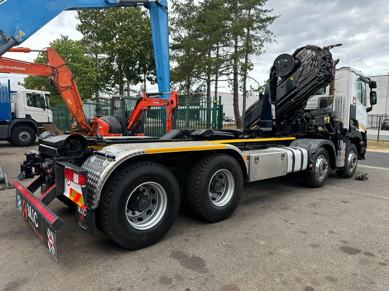 Renault C460 8x4 HOOKLIFT + (19m!) CRANE HIAB 288 E-6 HIDUO - RADIO - 5/6 F - STEEL SPRING / HUB REDUCTION - BE TRUCK - Camión multibasculante, Camión grúa: foto 5 Renault C460 8x4 HOOKLIFT + (19m!) CRANE HIAB 288 E-6 HIDUO - RADIO - 5/6 F - STEEL SPRING / HUB REDUCTION - BE TRUCK - Camión multibasculante, Camión grúa: foto 5