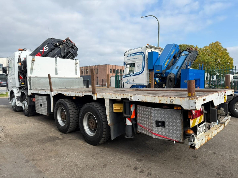 Scania 114C-380 8x4 + CRANE HIAB 700 E-5 - PLATFORM 6m80 + TWISTLOCKS - MANUAL - RETARDER - STEEL SPRING / BIG AXLE HUB REDUCTION  - AP ACHSEN - Camión grúa: foto 5 Scania 114C-380 8x4 + CRANE HIAB 700 E-5 - PLATFORM 6m80 + TWISTLOCKS - MANUAL - RETARDER - STEEL SPRING / BIG AXLE HUB REDUCTION  - AP ACHSEN - Camión grúa: foto 5
