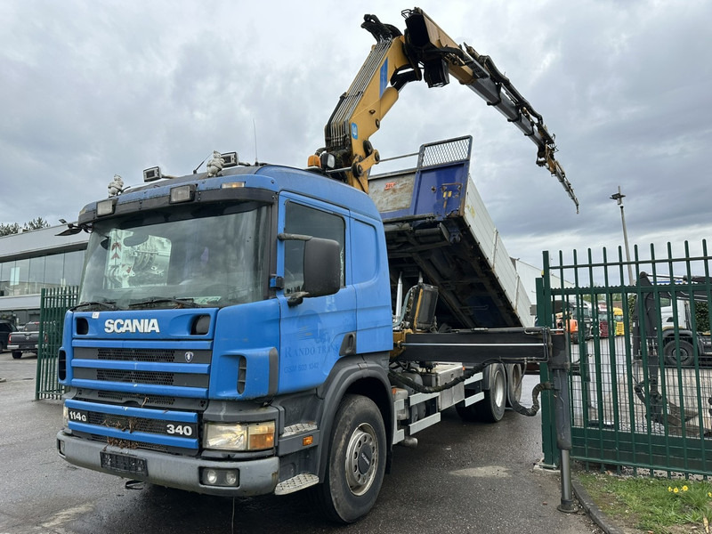 Scania 114G-340 6x2 + KRAN (27.5m) EFFER 430 (11.5T) 4S + JIB 6F 4S + WINCH + RADIO - MANUAL 3+3 / BALLESTAS - Camión grúa: foto 2 Scania 114G-340 6x2 + KRAN (27.5m) EFFER 430 (11.5T) 4S + JIB 6F 4S + WINCH + RADIO - MANUAL 3+3 / BALLESTAS - Camión grúa: foto 2