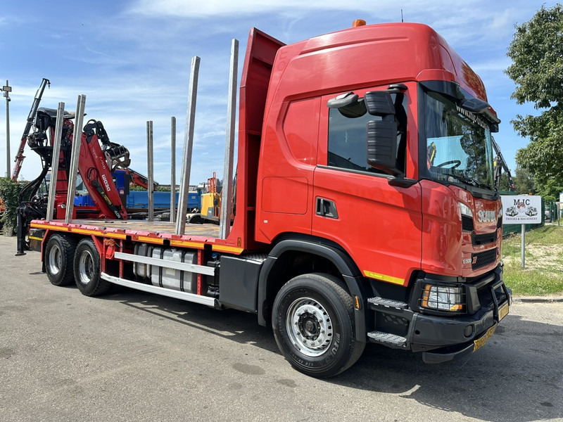 Scania G500 XT 6x4 WOOD / TIMBER / HOLZ CRANE PALFINGER EPSILON Q150Z + RETARDER - FULL AIR SUSP. - BE TRUCK - Camión caja abierta, Camión grúa: foto 1 Scania G500 XT 6x4 WOOD / TIMBER / HOLZ CRANE PALFINGER EPSILON Q150Z + RETARDER - FULL AIR SUSP. - BE TRUCK - Camión caja abierta, Camión grúa: foto 1