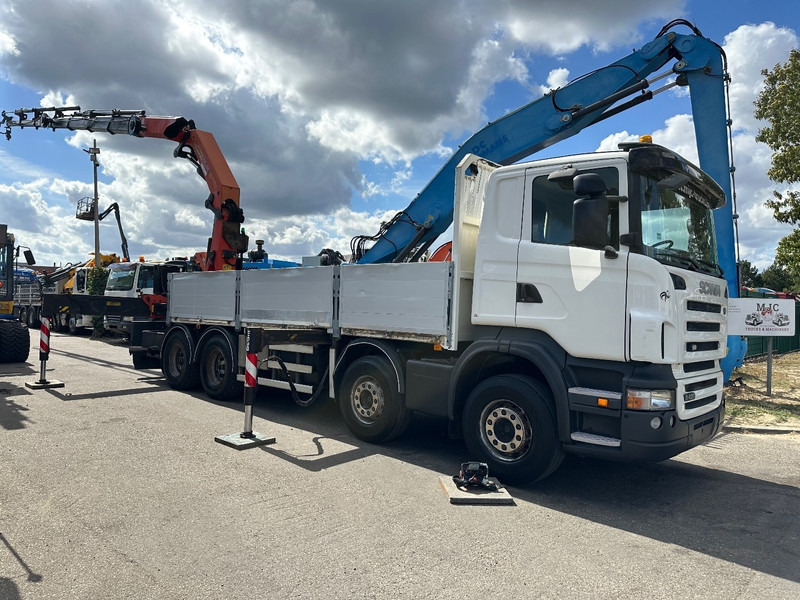 Scania R420 8x4 + CRANE PALFINGER PK44002 F (7x) + Rotator - 6m50 platform - Manual - - Camión caja abierta, Camión grúa: foto 2 Scania R420 8x4 + CRANE PALFINGER PK44002 F (7x) + Rotator - 6m50 platform - Manual - - Camión caja abierta, Camión grúa: foto 2