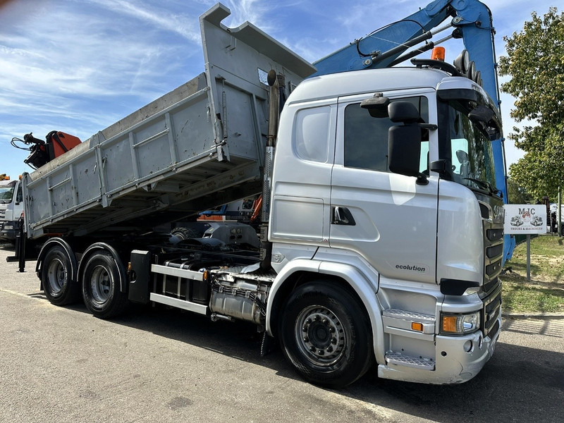 Scania R520 6x4 PRITSCHE + KRAN PALFINGER PK 15002 A - *ZSM + KIPPER* - RETARDER - *FULL AIR* - EUR 6 - BE TRUCK - Camión caja abierta, Camión grúa: foto 5 Scania R520 6x4 PRITSCHE + KRAN PALFINGER PK 15002 A - *ZSM + KIPPER* - RETARDER - *FULL AIR* - EUR 6 - BE TRUCK - Camión caja abierta, Camión grúa: foto 5