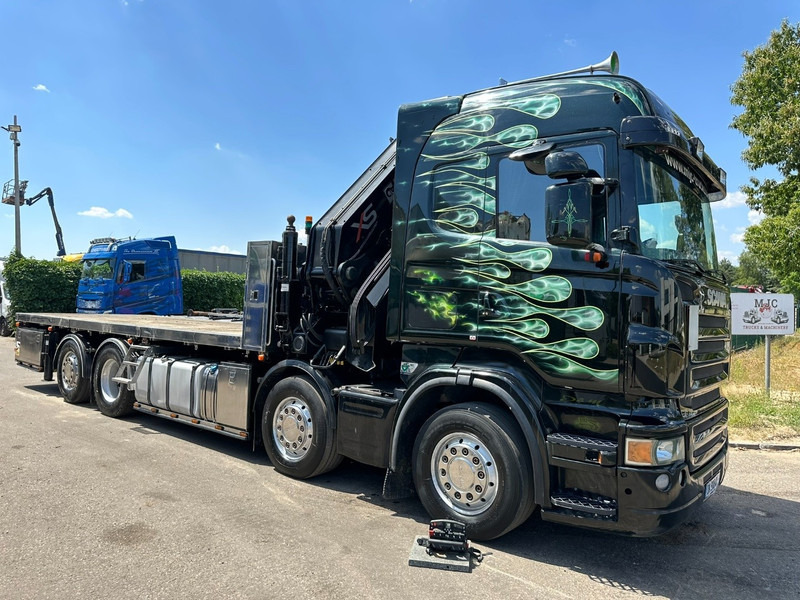Scania R620 8x2 + CRANE HIAB 800 EP-5 HIPRO - RETARDER - LIFT/STEERING AXLE - HIGHLINE SLEEPER - LEATHER - ALCOA - Camión grúa: foto 2 Scania R620 8x2 + CRANE HIAB 800 EP-5 HIPRO - RETARDER - LIFT/STEERING AXLE - HIGHLINE SLEEPER - LEATHER - ALCOA - Camión grúa: foto 2
