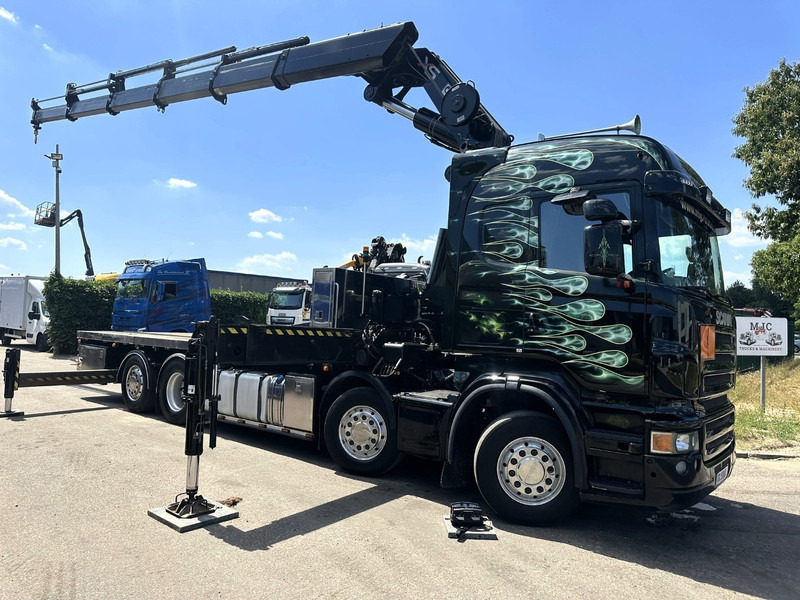 Scania R620 8x2 + CRANE HIAB 800 EP-5 HIPRO - RETARDER - LIFT/STEERING AXLE - HIGHLINE SLEEPER - LEATHER - ALCOA - Camión grúa: foto 1 Scania R620 8x2 + CRANE HIAB 800 EP-5 HIPRO - RETARDER - LIFT/STEERING AXLE - HIGHLINE SLEEPER - LEATHER - ALCOA - Camión grúa: foto 1